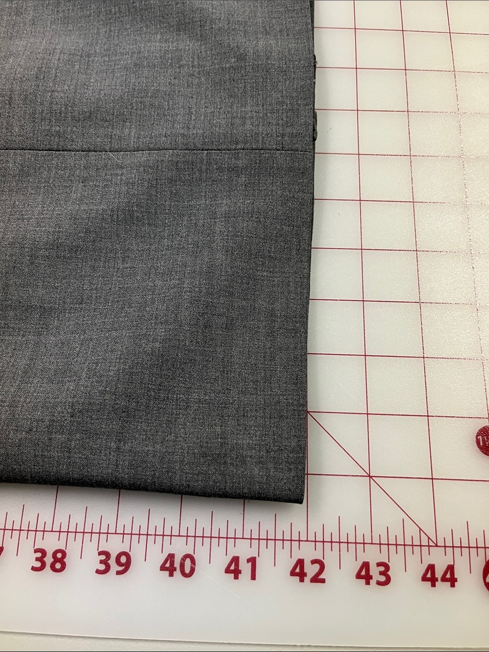 TALBOTS Career Travel Worship Luxe Wool Sht. SLV Grey Box Pleat Sheath Dress 16W - Picture 16 of 16